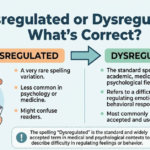 Disregulated or Dysregulated What’s Correct