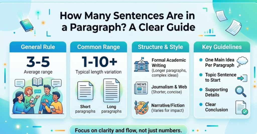 How Many Sentences Are in a Paragraph? A Clear Guide