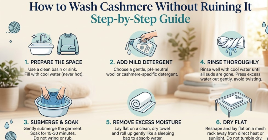 How to Wash Cashmere Without Ruining It Step-by-Step Guide