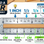 How to Read a Ruler in Inches, CM & MM Easily