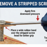 How to Remove a Stripped Screw Easily