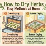 How to Dry Herbs: Easy Methods at Home