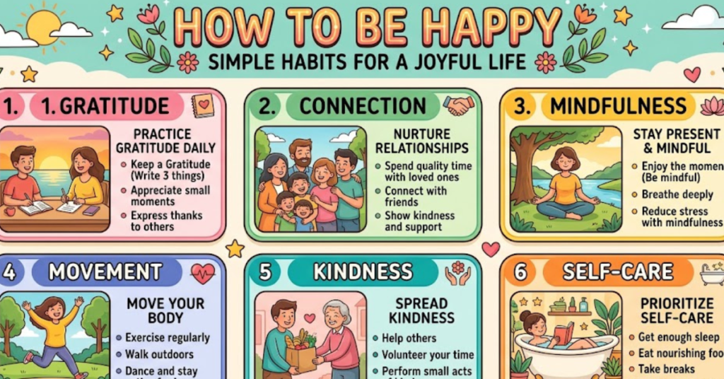 How to Be Happy: Simple Habits for a Joyful Life