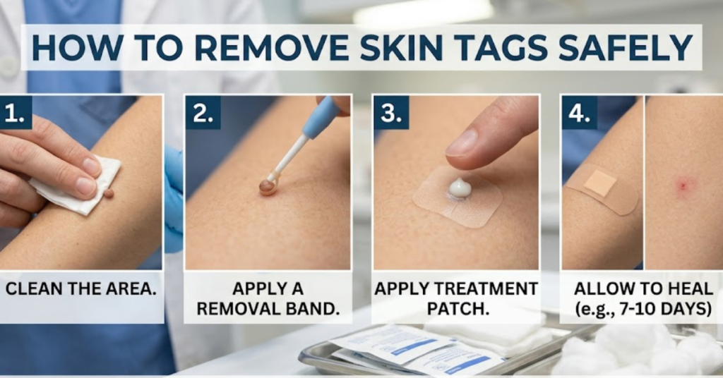 How to Remove Skin Tags in One Night Safely