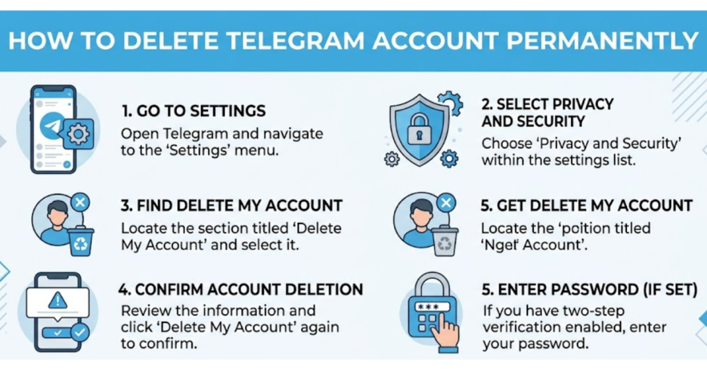 How to Delete Telegram Account Permanently