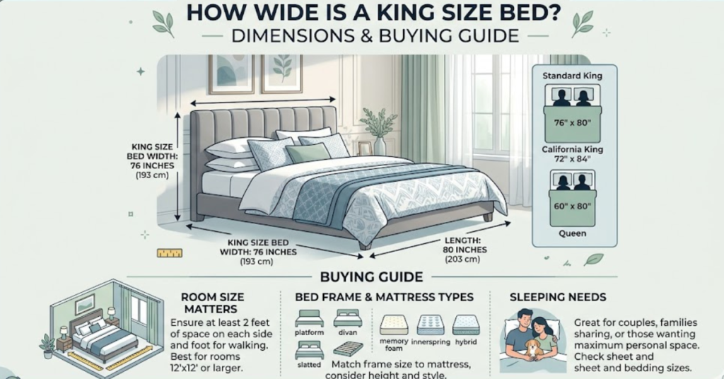 How Wide Is a King Size Bed? Dimensions & Buying Guide