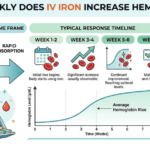 how quickly does iv iron increase hemoglobin
