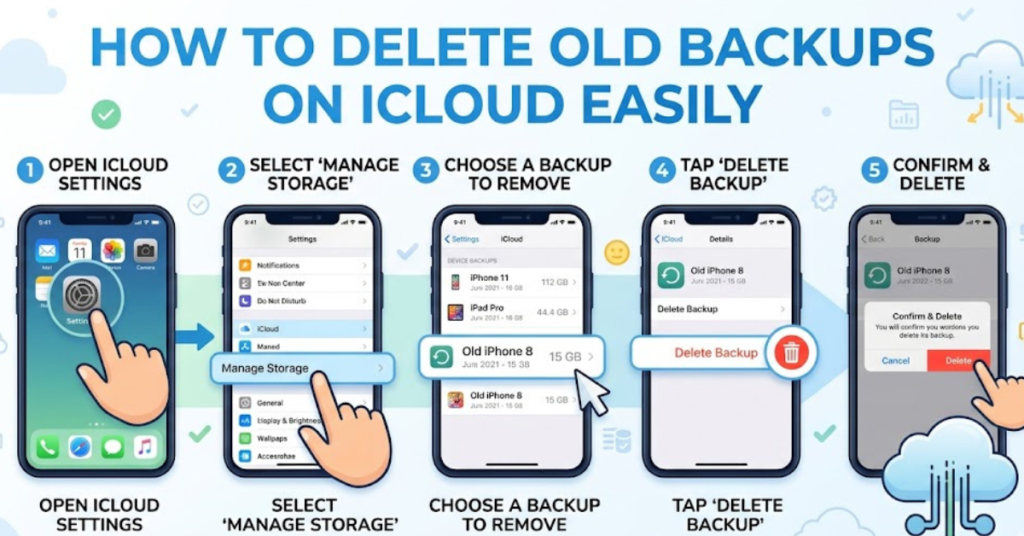 How to Delete Old Backups on iCloud Easily