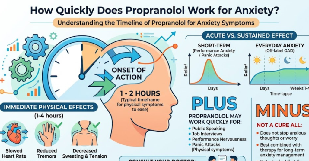 How Quickly Does Propranolol Work for Anxiety?