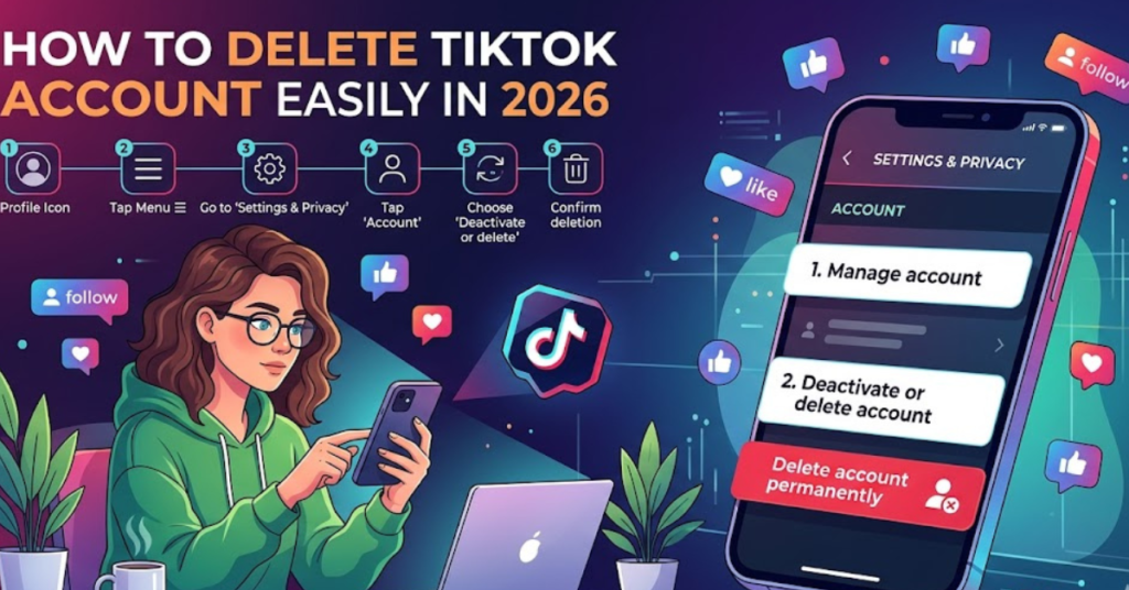 How to Delete TikTok Account Easily in 2026
