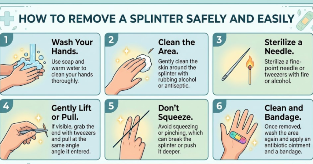 How to Remove a Splinter Safely and Easily