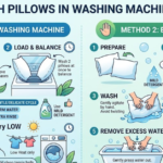 How to Wash Pillows in Washing Machine & By Hand