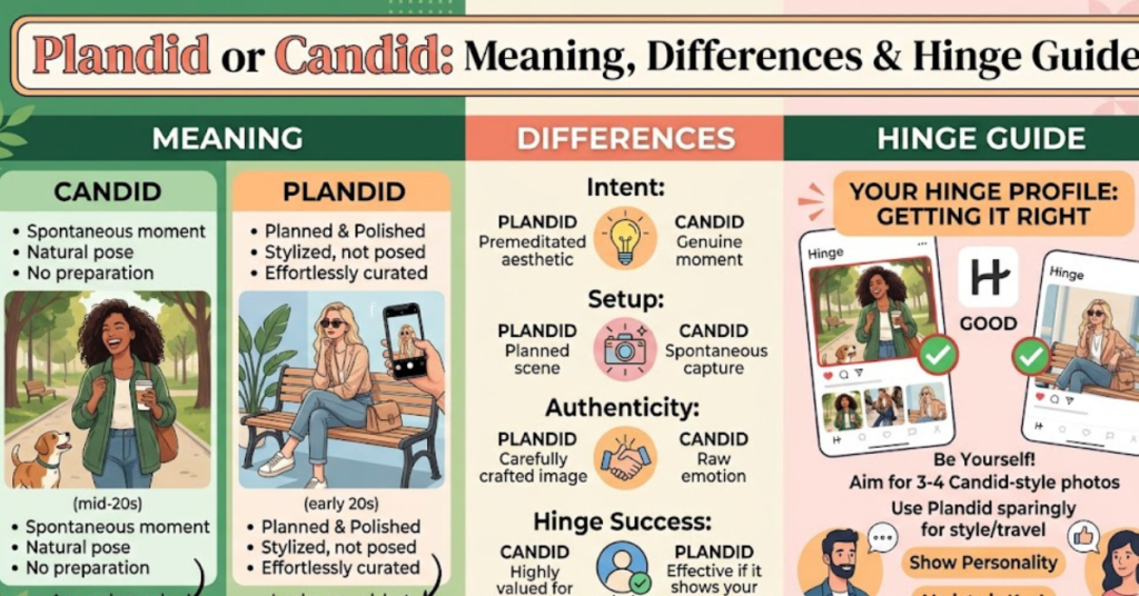 Plandid or Candid: Meaning, Differences & Hinge Guide