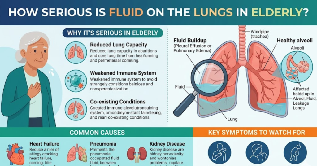 How Serious Is Fluid on the Lungs in Elderly?