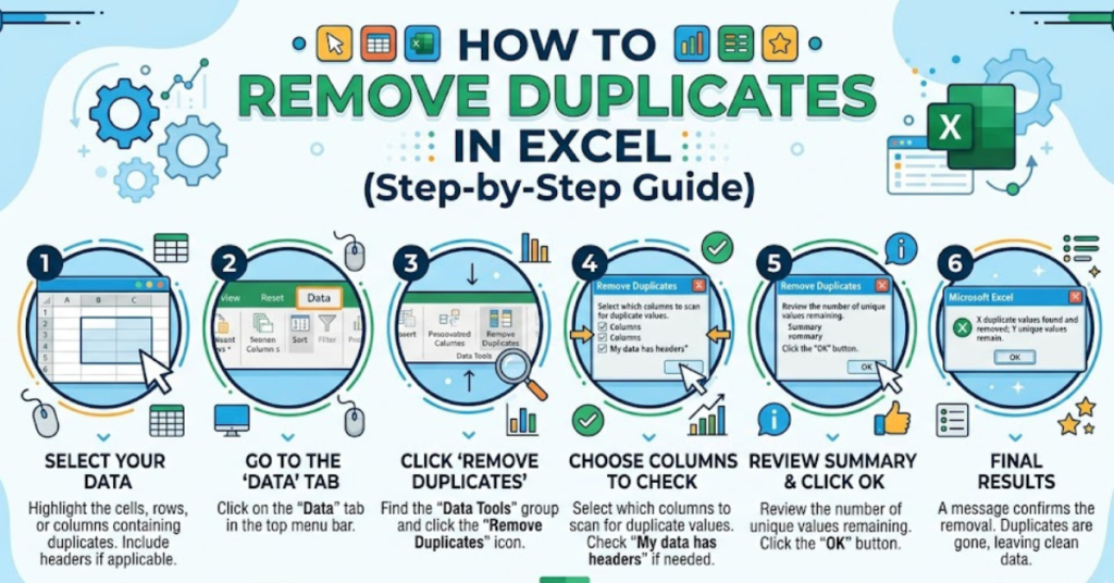 How to Remove Duplicates in Excel Step-by-Step Guide