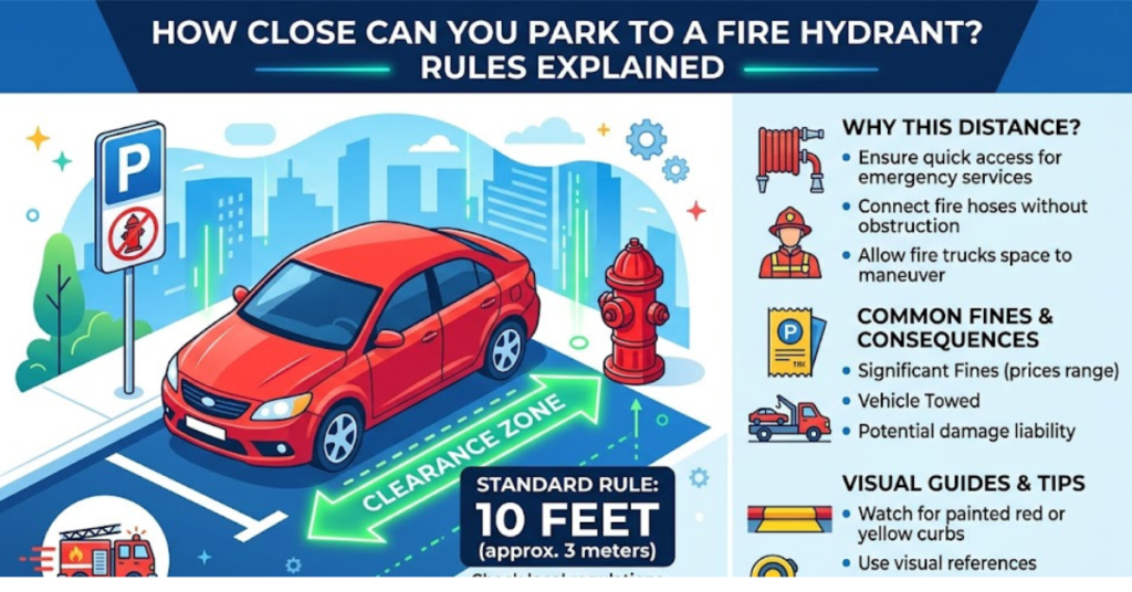 How Close Can You Park to a Fire Hydrant? Rules Explained