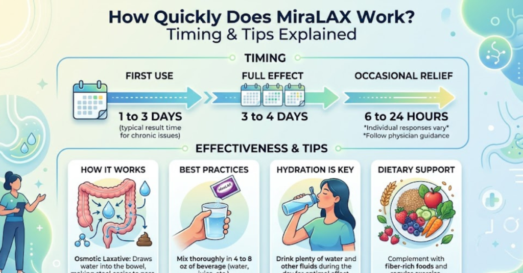 How Quickly Does MiraLAX Work? Timing & Tips Explained