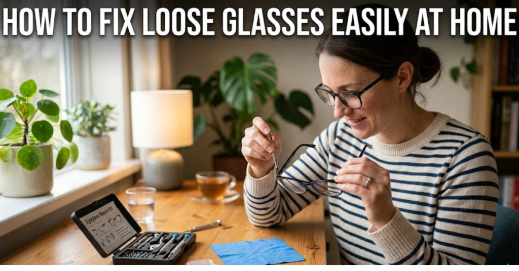 How to Fix Loose Glasses Easily at Home