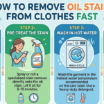 How to Remove Oil Stains from Clothes Fast