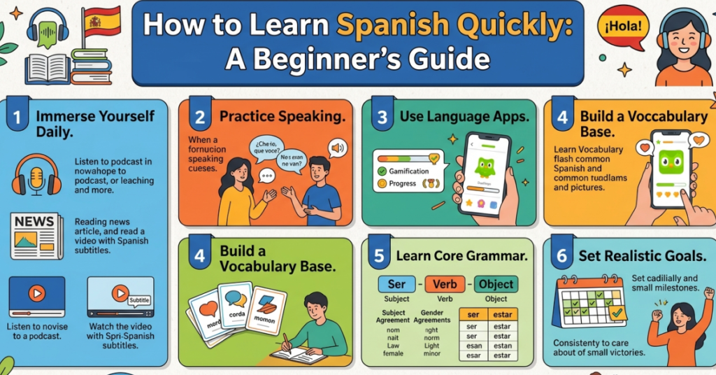How to Learn Spanish Quickly: A Beginner’s Guide