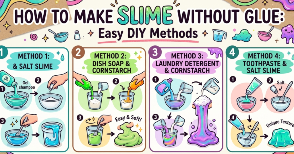 How to Make Slime Without Glue: Easy DIY Methods