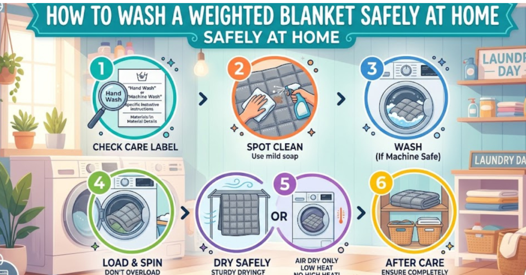How to Wash a Weighted Blanket Safely at Home