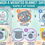 How to Wash a Weighted Blanket Safely at Home