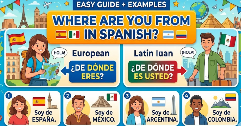 Where Are You From in Spanish? Easy Guide + Examples