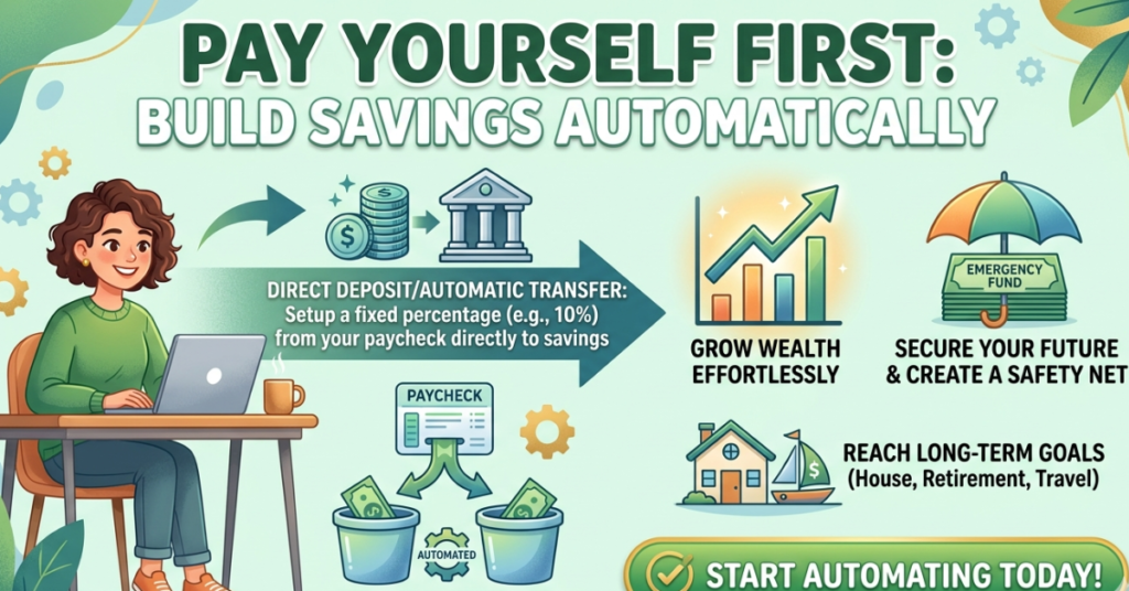 Pay Yourself First: Build Savings Automatically