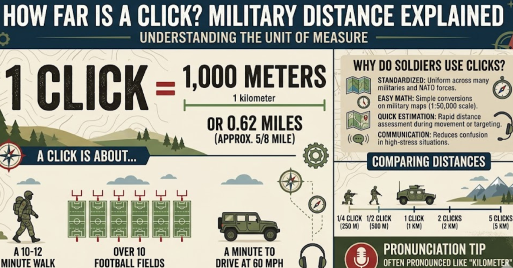 How Far Is a Click? Military Distance Explained