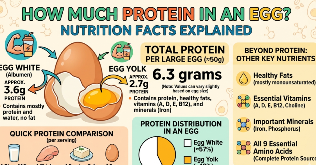 How Much Protein in an Egg? Nutrition Facts Explained
