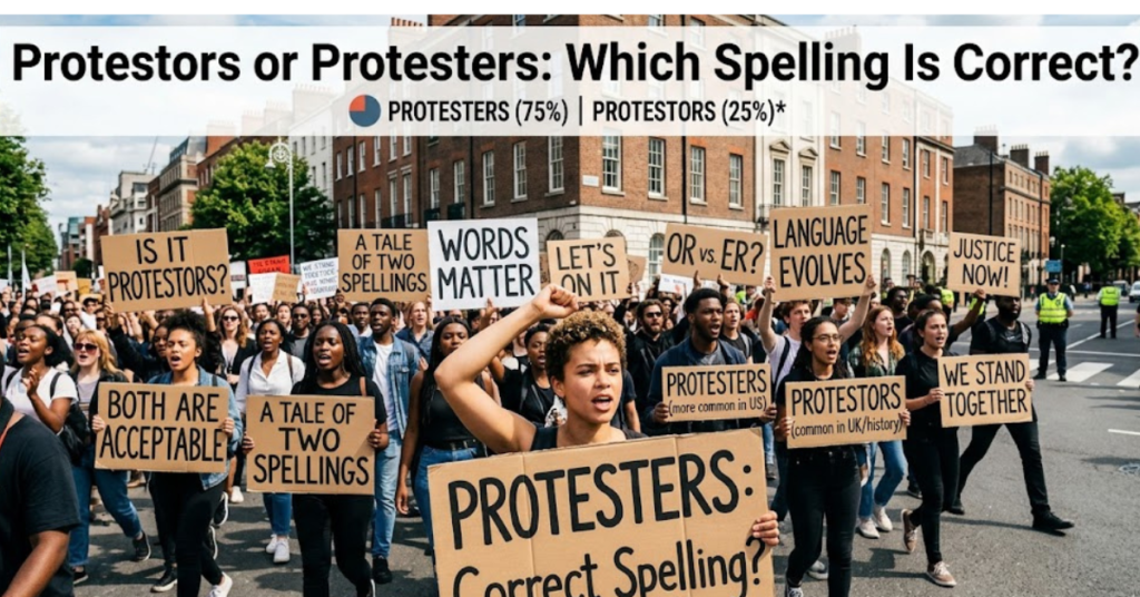 Protestors or Protesters: Which Spelling Is Correct?