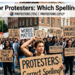 Protestors or Protesters: Which Spelling Is Correct?