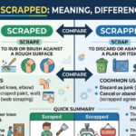 Scraped vs Scrapped Meaning, Differences & Examples