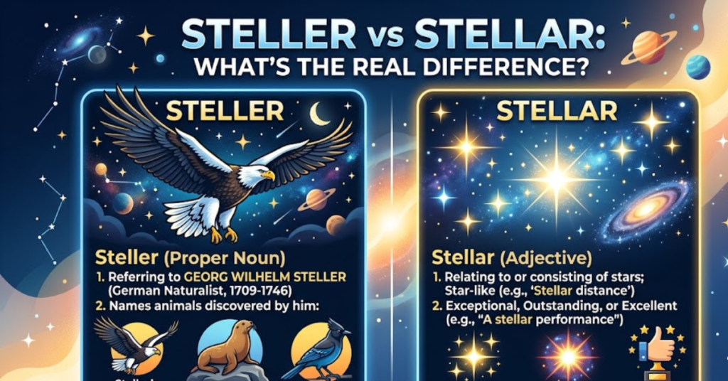 Steller vs Stellar: What’s the Real Difference?