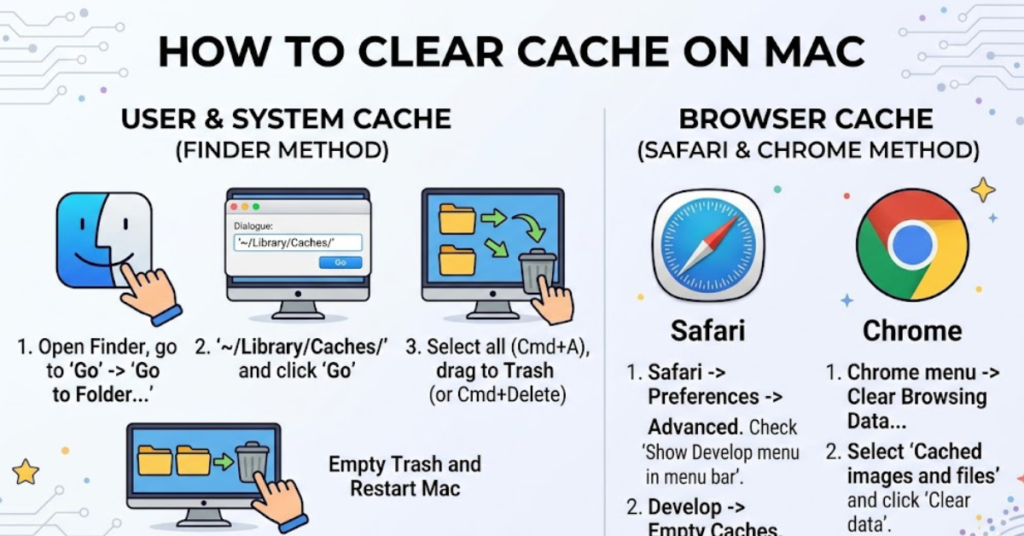 How to Clear Cache on Mac (Step-by-Step Guide)