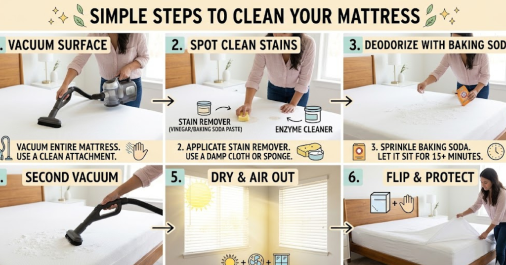 How to Clean a Mattress: Easy Step-by-Step Guide