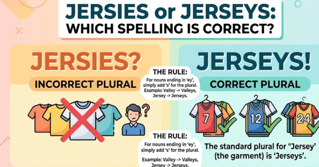 Jersies or Jerseys: Which Spelling Is Correct?