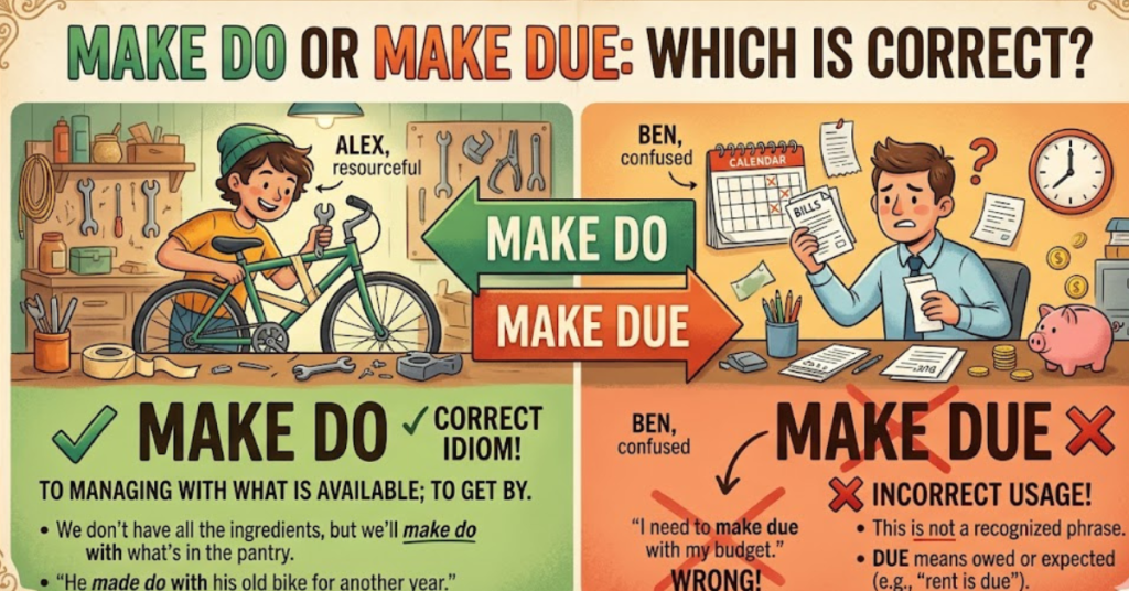 Make Do or Make Due: Which Is Correct?