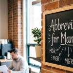 Abbreviation for Manager: What It Means and How to Use It