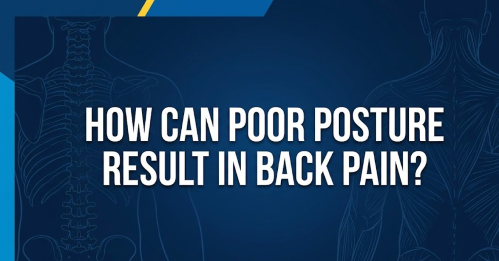 How Can Poor Posture Result in Back Pain?