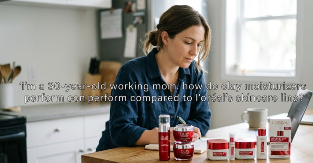 I’m a 30-Year-Old Working Mom. How Do Olay Moisturizers Perform Compared to L’Oréal’s Skincare Line?