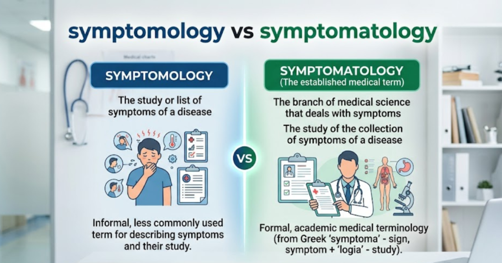 Symptomology vs Symptomatology: Which Word Is Correct?