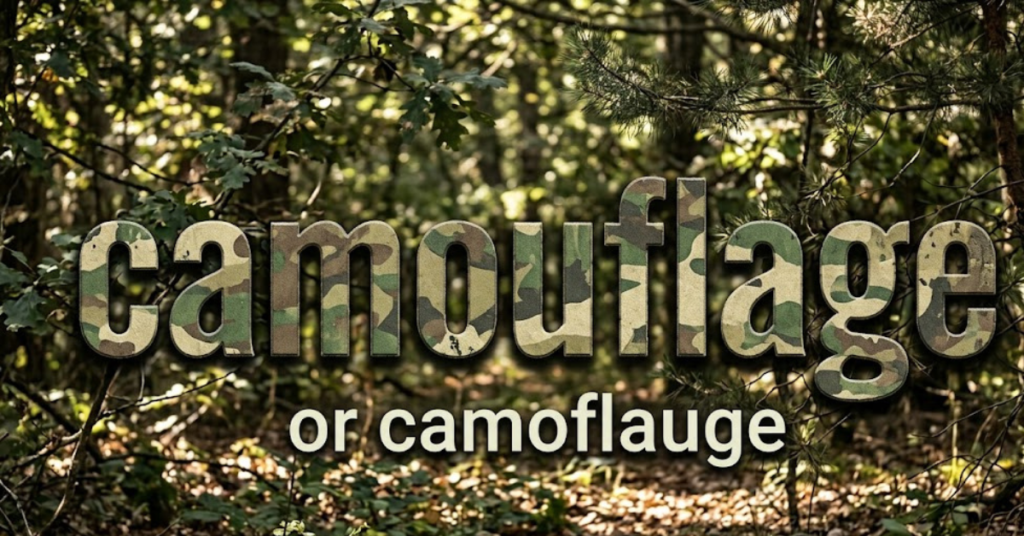 Camouflage or Camoflauge: Which One Is Correct?