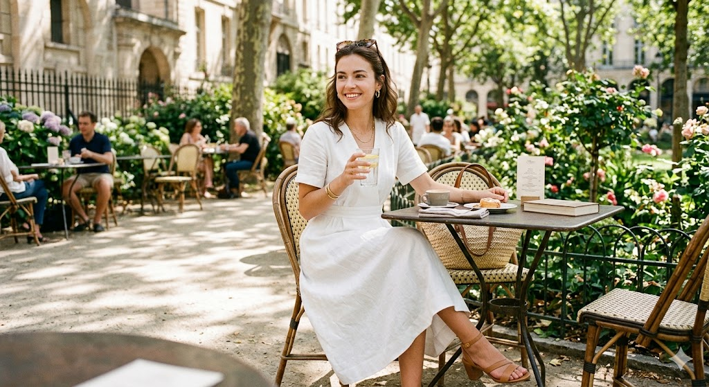 White Linen Dress